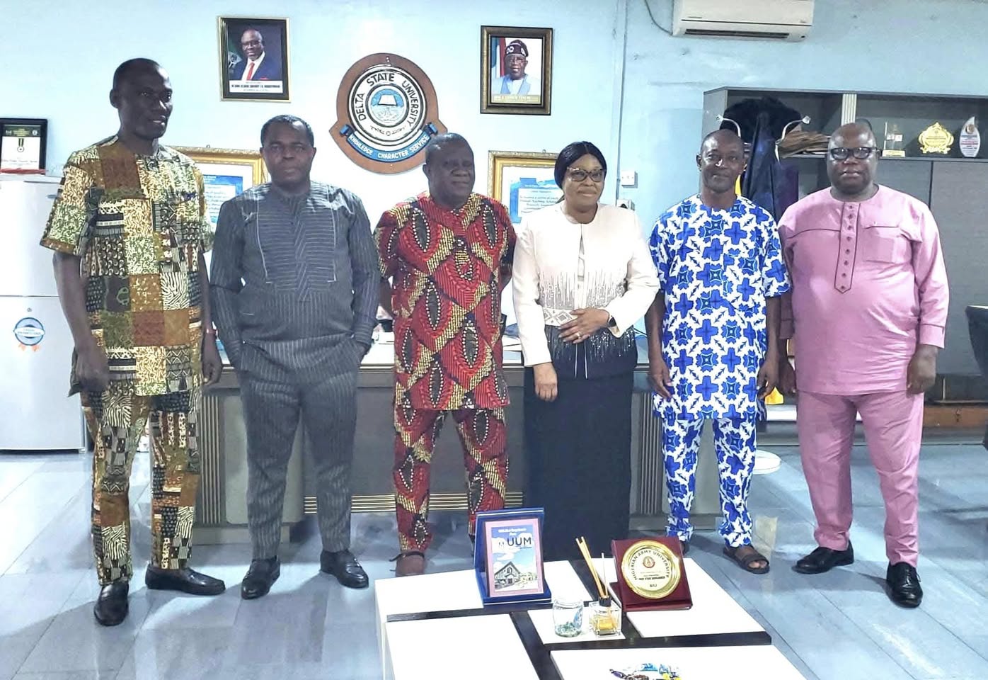 DELSU MANAGEMENT SENDS-OFF PROFESSOR (MRS) ROSEMARY NGOZI OKOH AS SHE OFFICIALLY BOWS OUT AS DVC (ADMINISTRATION)